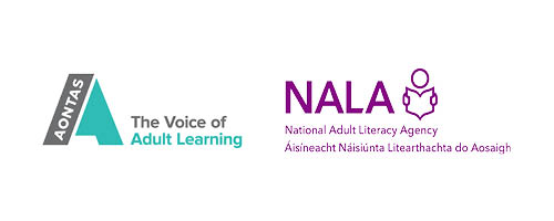 Logos of AONTAS and NALA