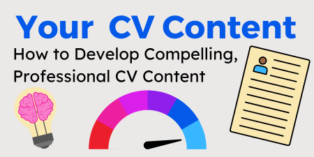GetAHEAD Blog: Developing Content for Your CV