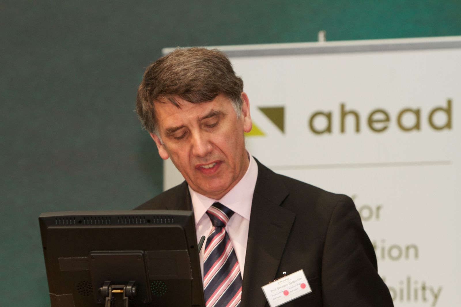 Prof. Brendan Goldsmith opens the AHEAD Conference 2014